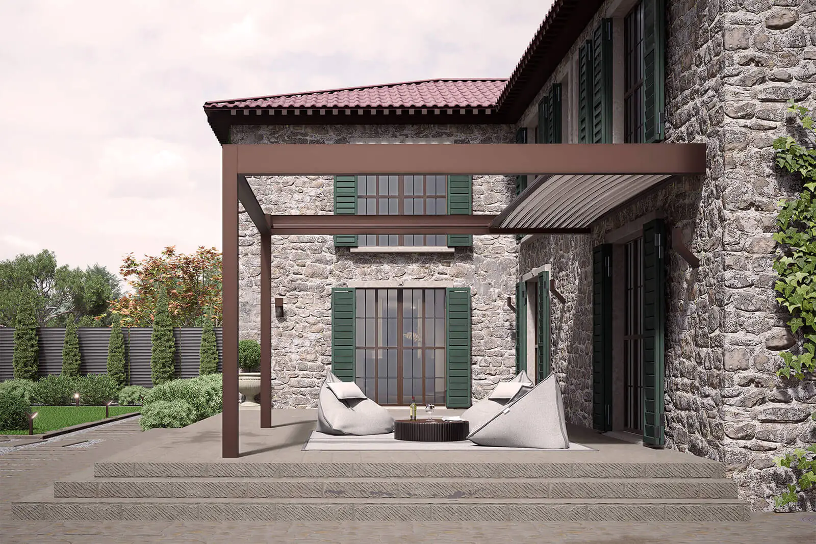 Pergole in acciaio Premium